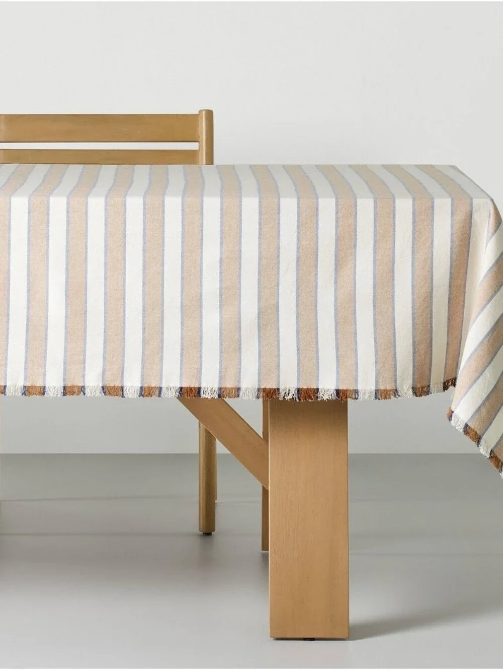 Hearth & Hand Striped Tablecloth 84in.×60in.